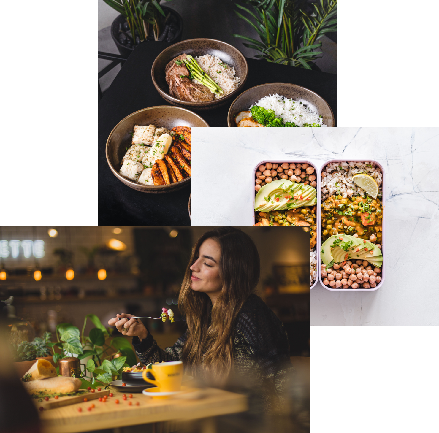 Girl Eating Delicious Food